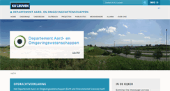 Desktop Screenshot of aow.kuleuven.be