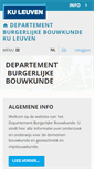 Mobile Screenshot of bwk.kuleuven.be