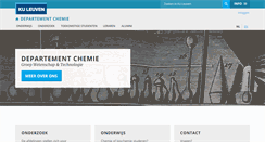 Desktop Screenshot of chem.kuleuven.be