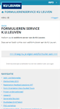 Mobile Screenshot of forms.kuleuven.be